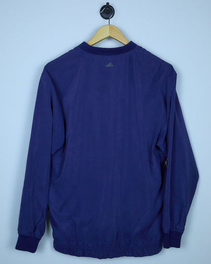 Mid 90s Adidas Golf Blue/Brown Windbreaker (L)