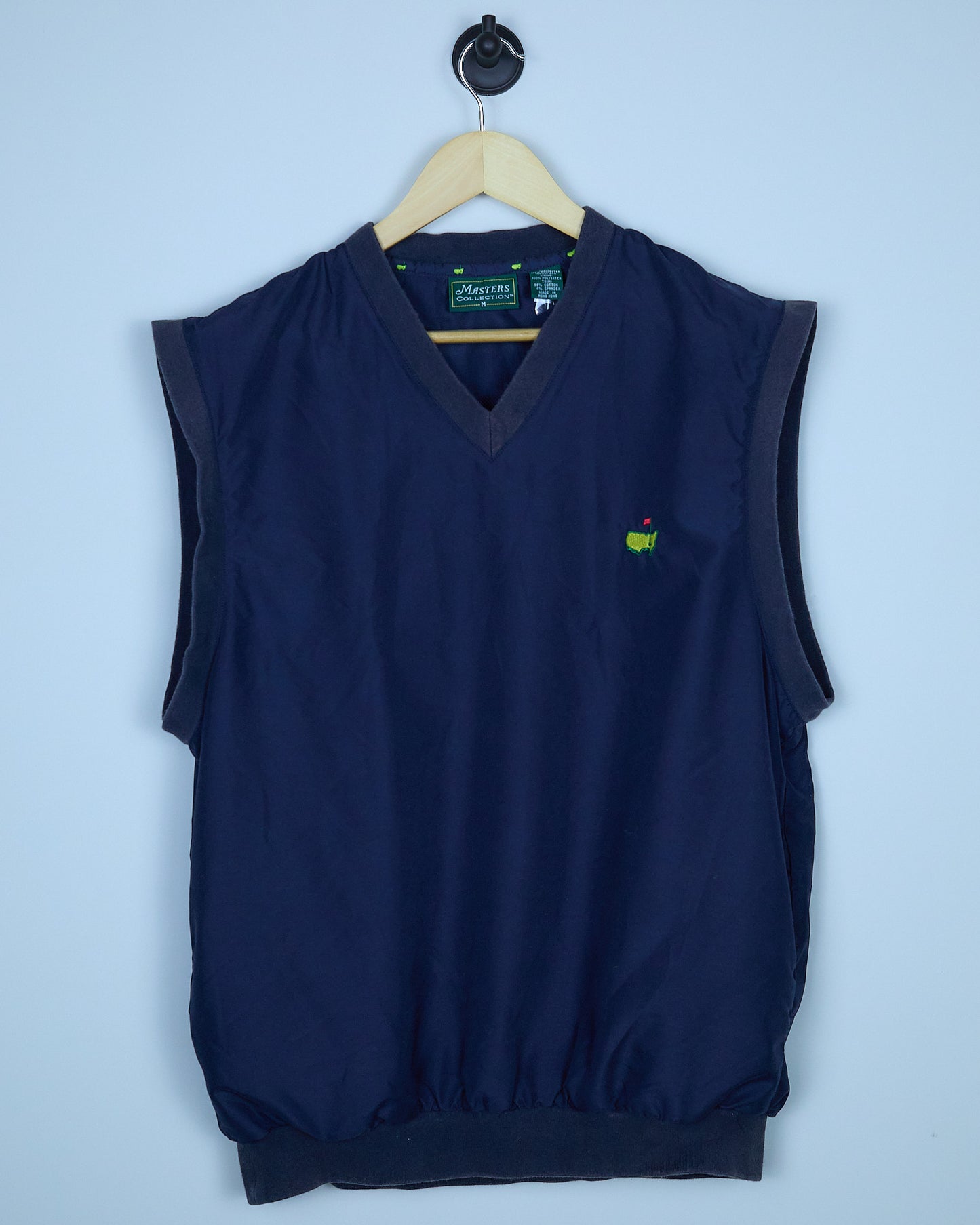 Early 90s Augusta Masters Blue V Neck Gilet (M)