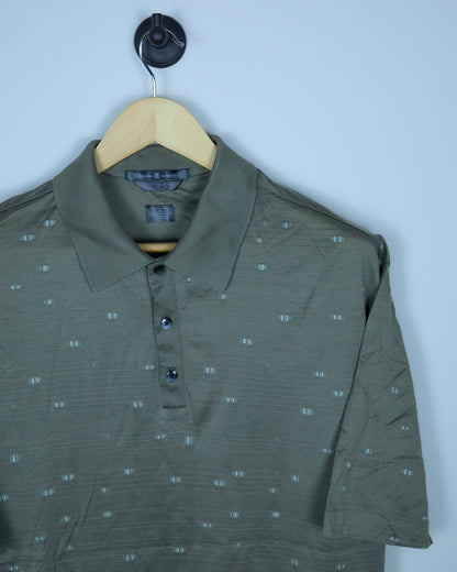 Late 90s Nike Golf Tiger Woods Brown Polo (L)
