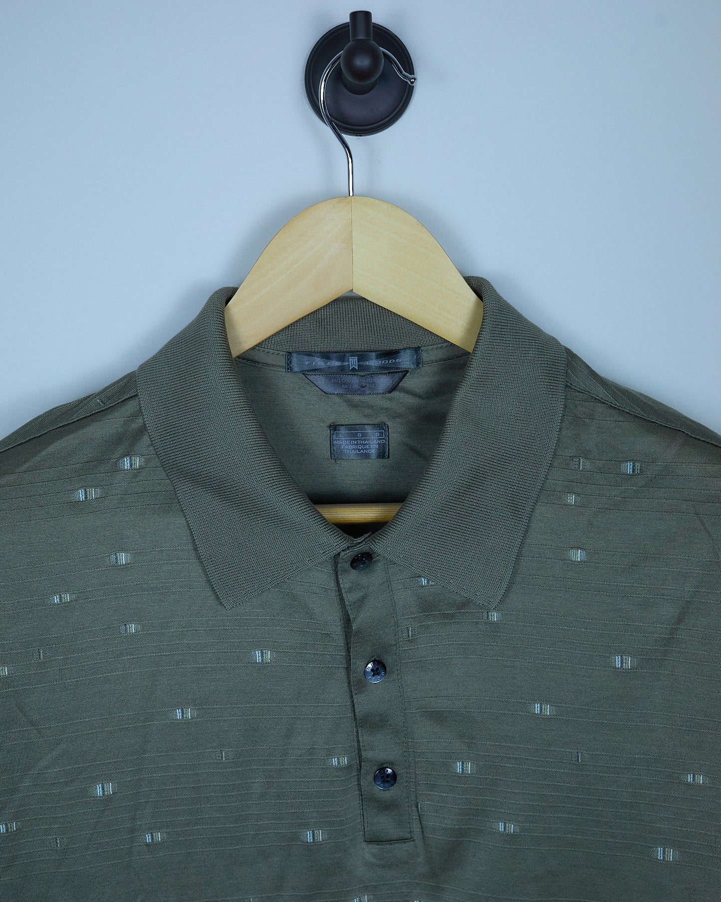 Late 90s Nike Golf Tiger Woods Brown Polo (L)