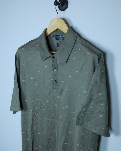 Late 90s Nike Golf Tiger Woods Brown Polo (L)