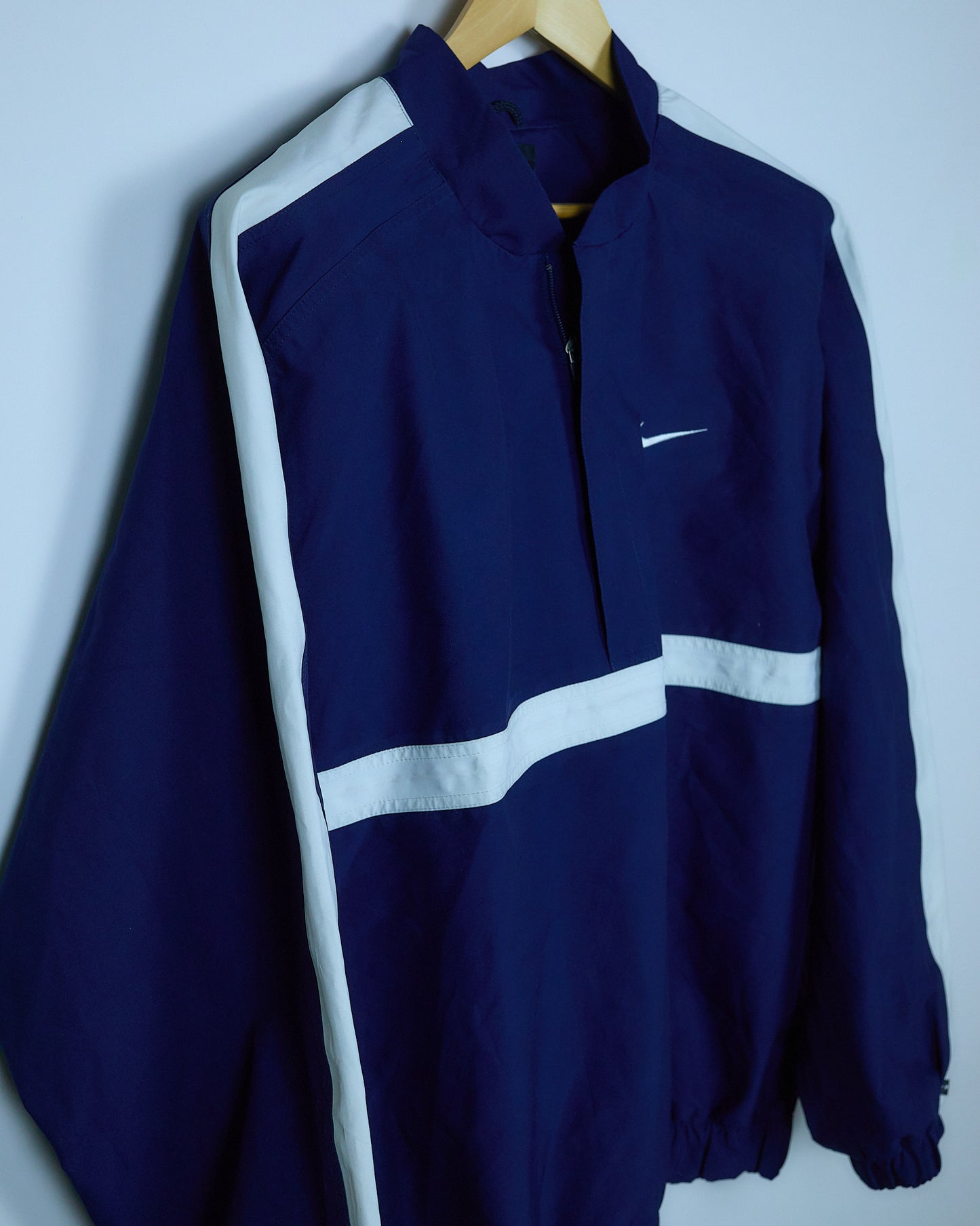 Late 90s Nike Golf Tiger Woods Yin Yang, Blue/White Windbreaker (XL)