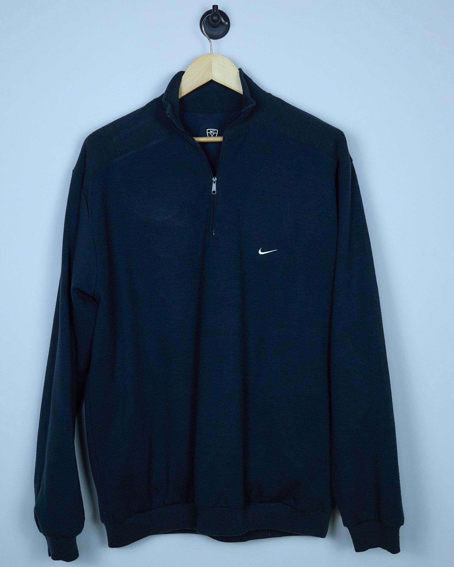 Early 00s Nike Golf Black/White Quarter Zip Reversible Windbreaker Jacket
