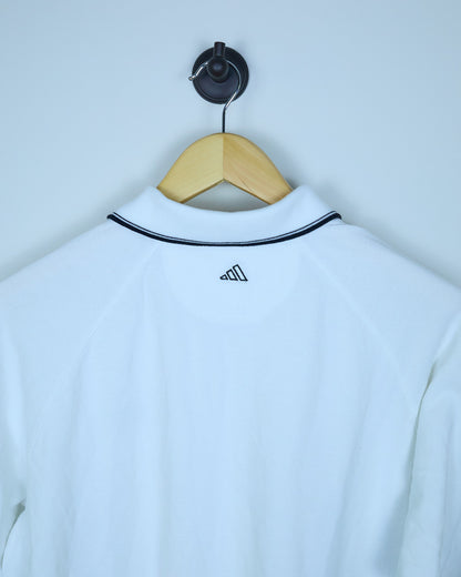 Mid 90s Adidas Golf White/Black Polo (XL)