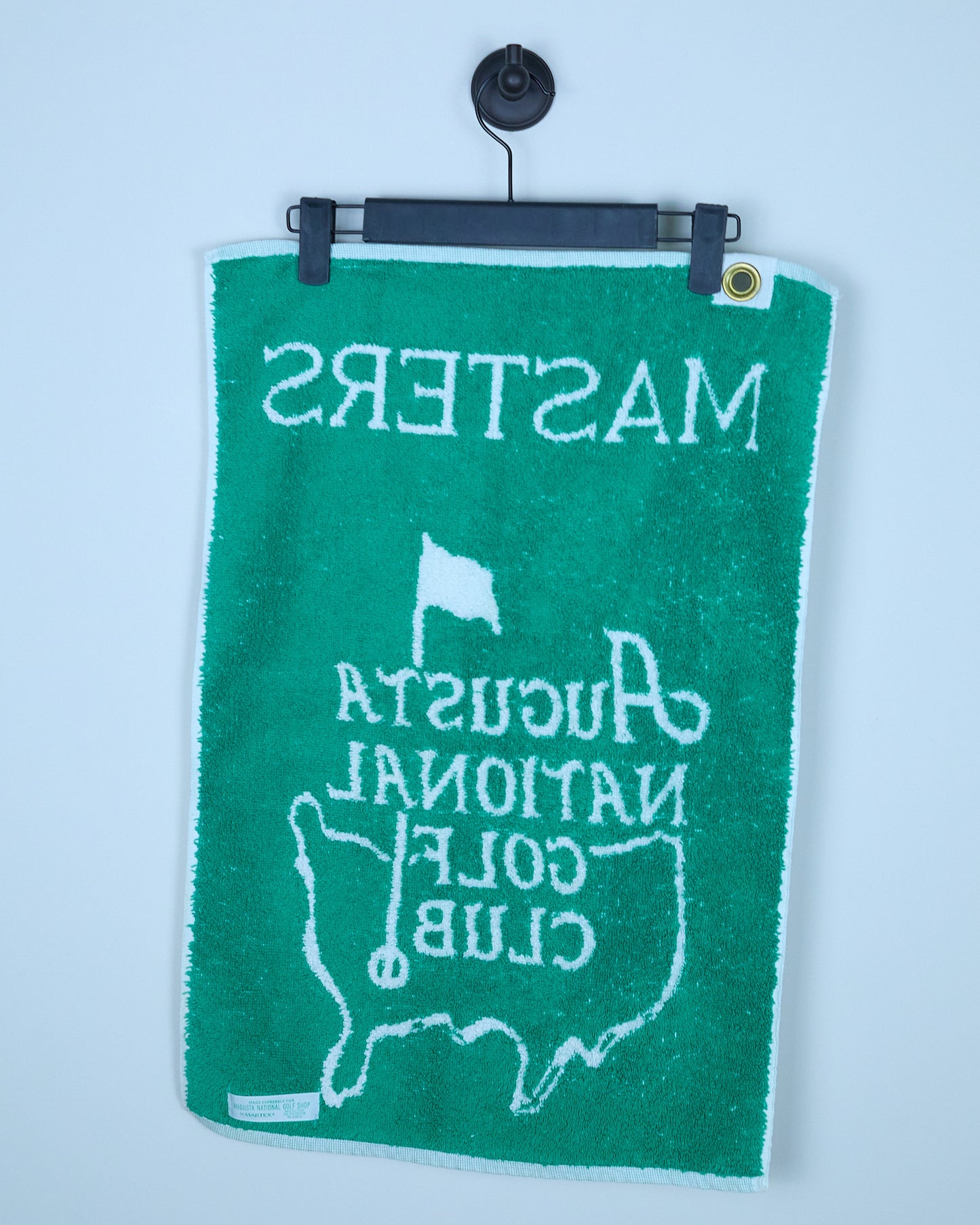 Late 80s/90s Augusta Masters Green/White Reversible Golf Towel