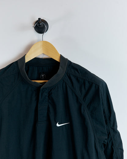 90s Nike Golf Black/White Windbreaker Popper Collar (L)