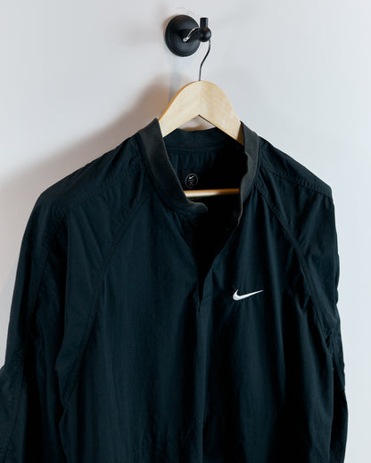 90s Nike Golf Black/White Windbreaker Popper Collar (L)