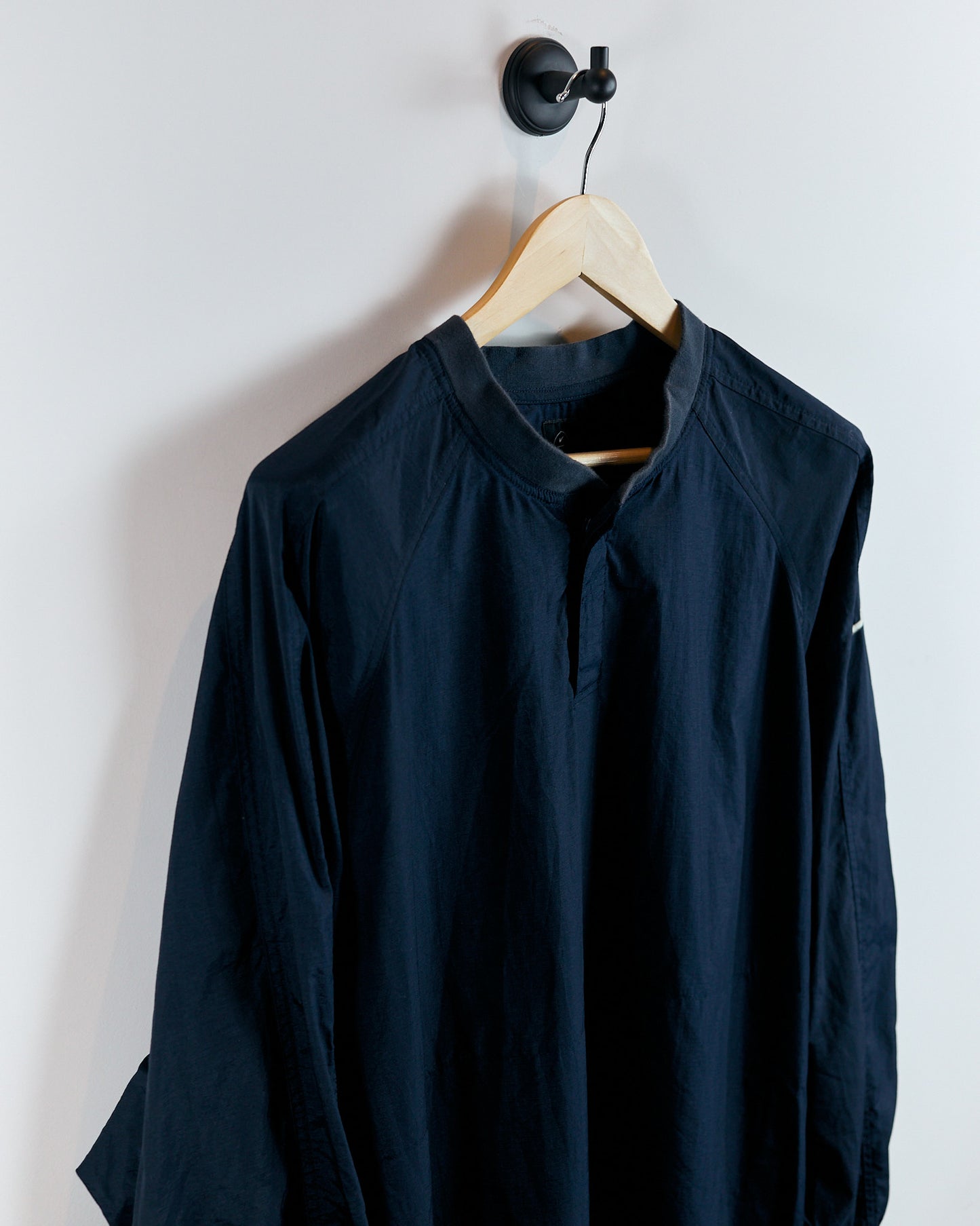 90s Nike Golf Navy Blue/White Windbreaker Popper Collar (L)