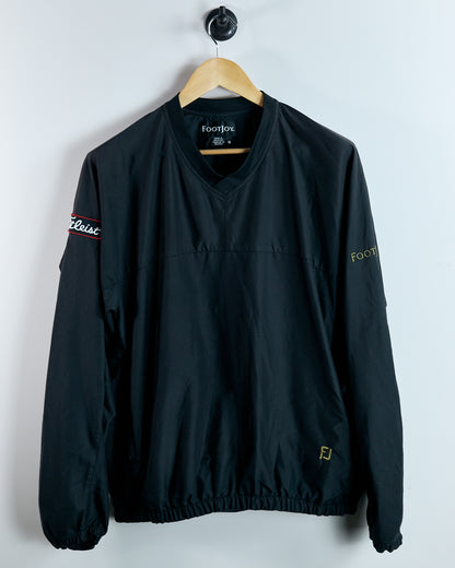 00s FootJoy x Titleist Black V Neck Windbreaker (M)