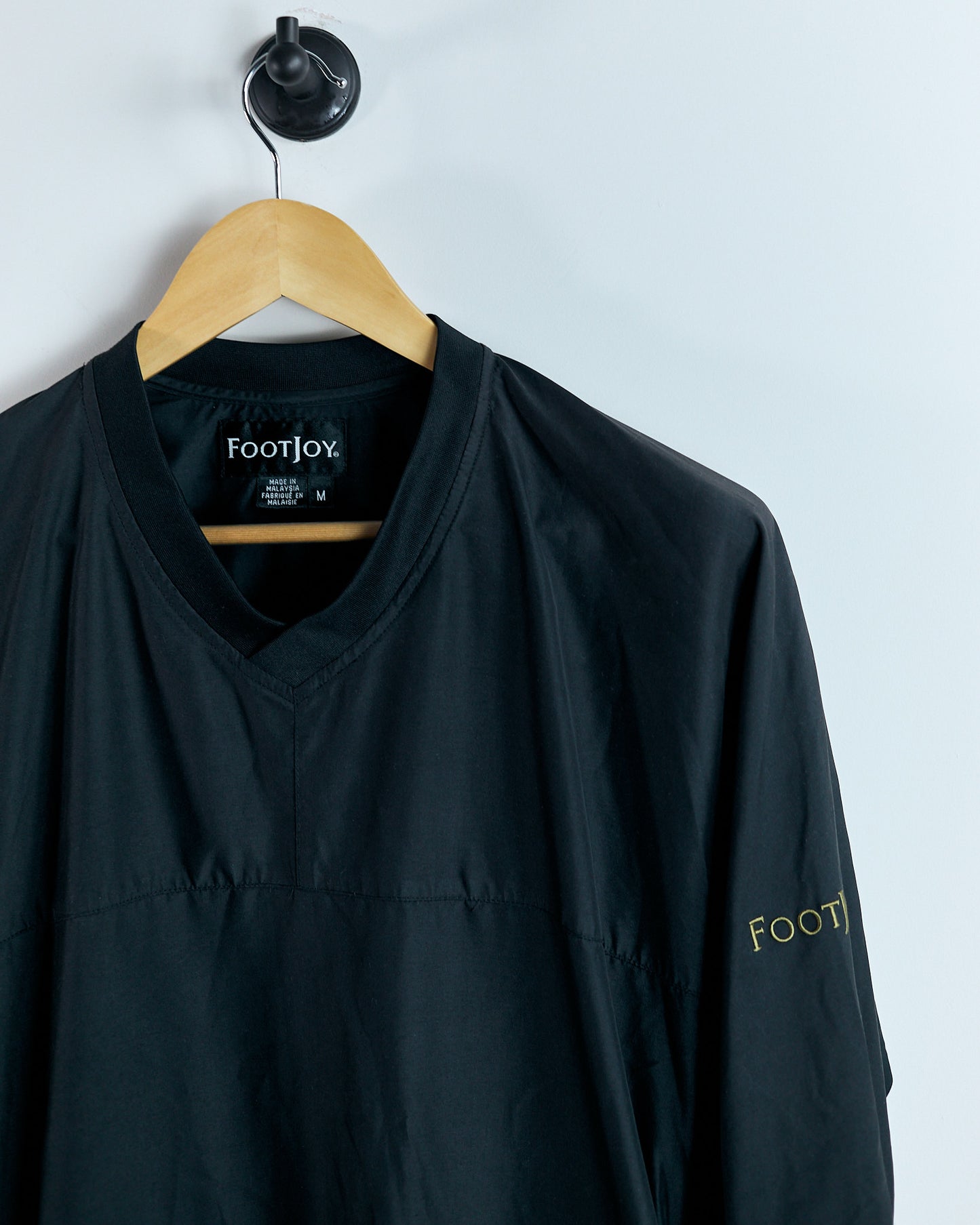 00s FootJoy x Titleist Black V Neck Windbreaker (M)