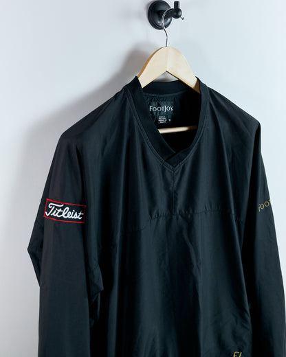 00s FootJoy x Titleist Black V Neck Windbreaker (M)