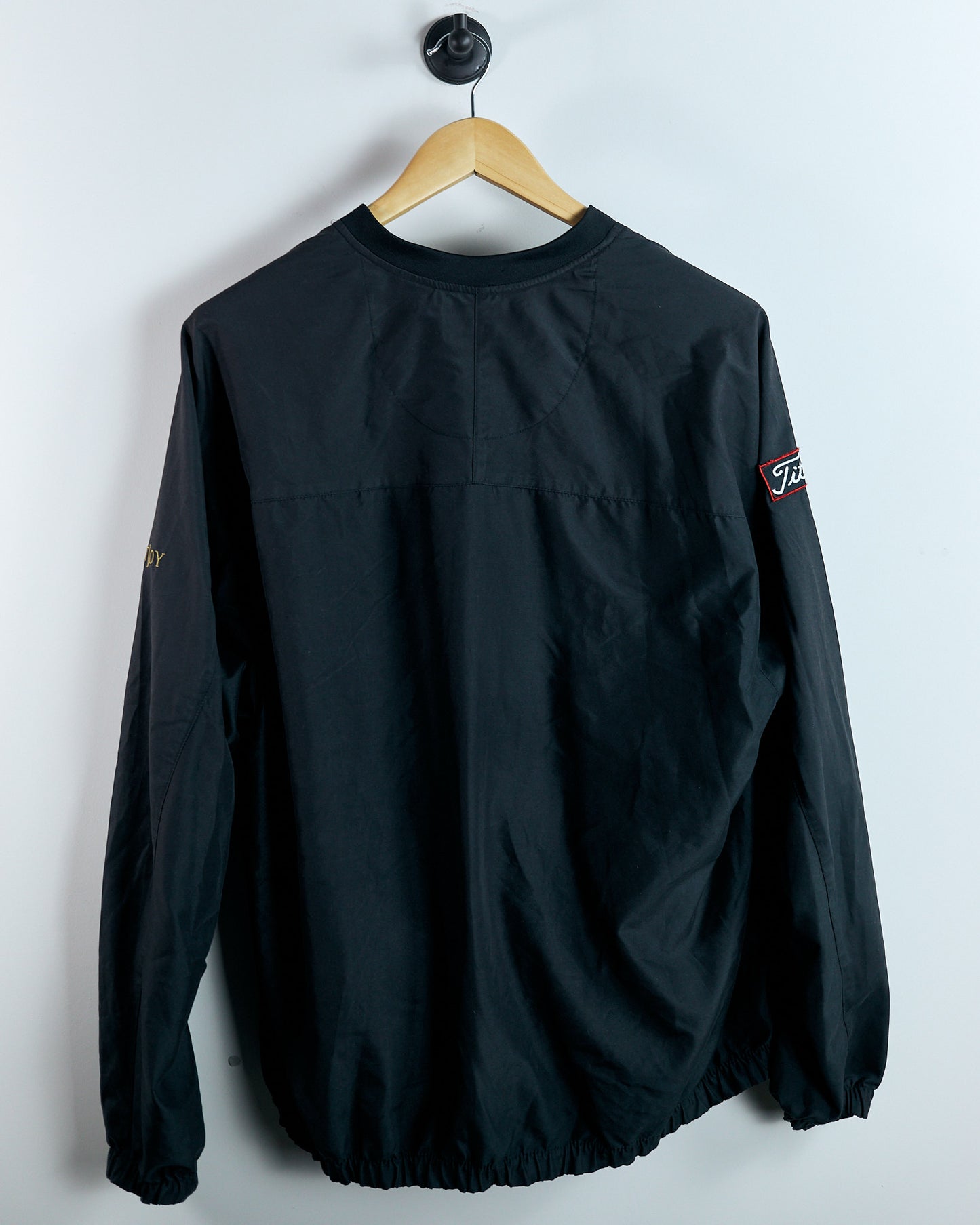 00s FootJoy x Titleist Black V Neck Windbreaker (M)
