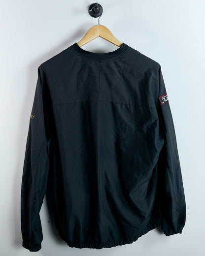 00s FootJoy x Titleist Black V Neck Windbreaker (M)