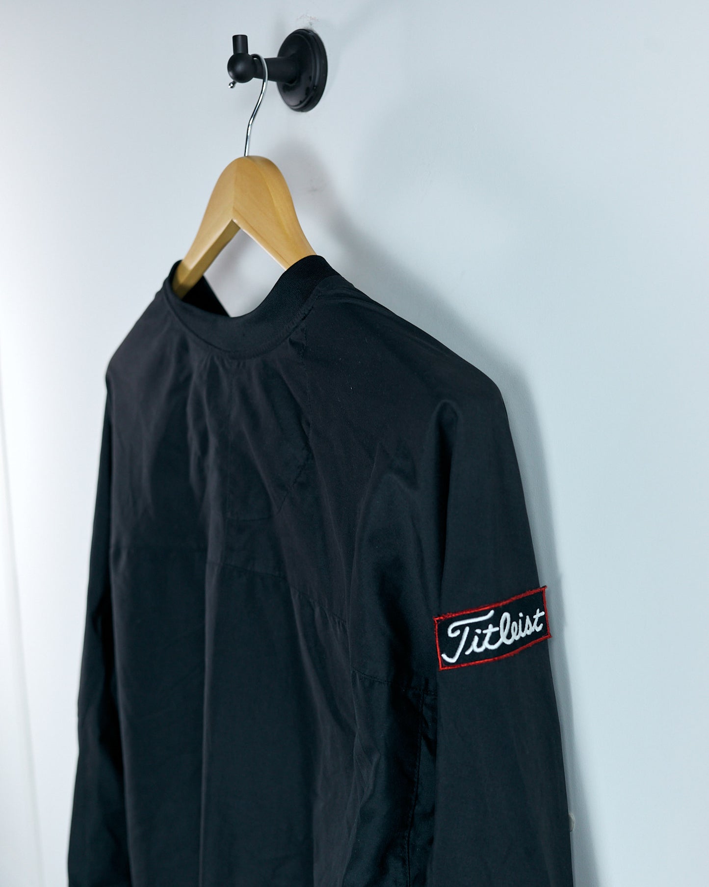 00s FootJoy x Titleist Black V Neck Windbreaker (M)