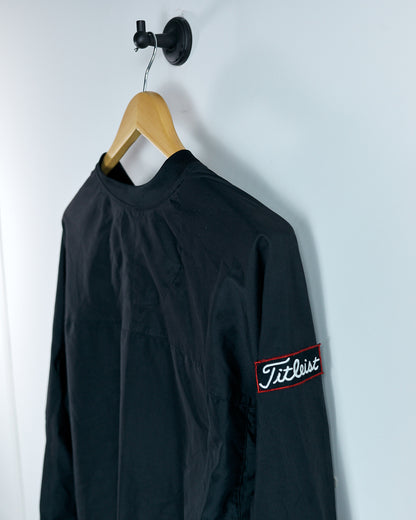 00s FootJoy x Titleist Black V Neck Windbreaker (M)