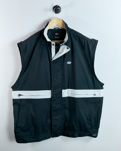 90s Nike Yin Yang Black/Cream Gilet Vest (XL)