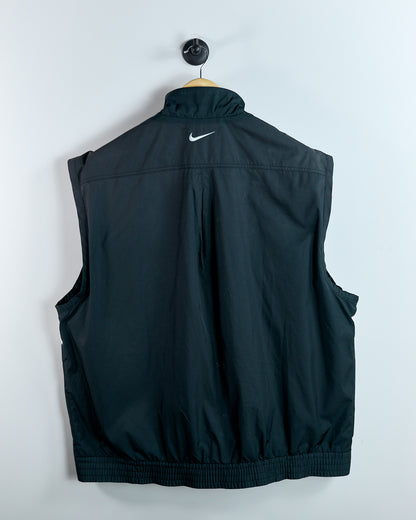 90s Nike Yin Yang Black/Cream Gilet Vest (XL)