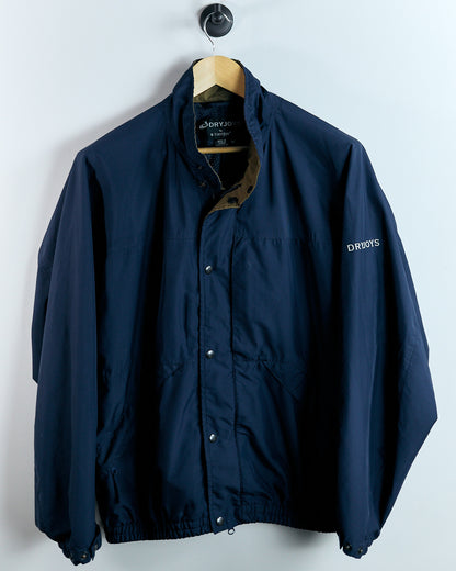 90s FootJoy Blue/White Full Zip Windproof Jacket (M)
