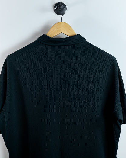 00s Nike Sphere Golf Black/White Polo (XL)