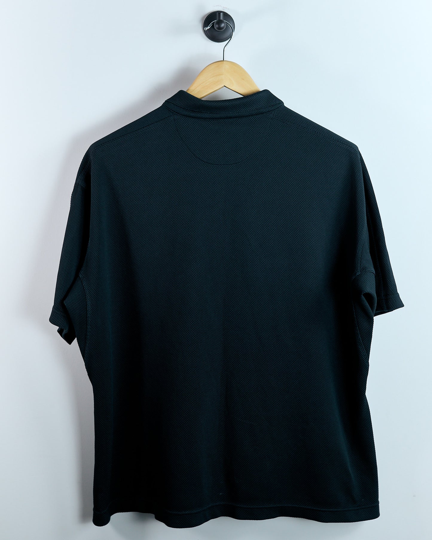00s Nike Sphere Golf Black/White Polo (XL)