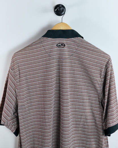 90s Nike Yin Yang Red/Cream Polo (XL)