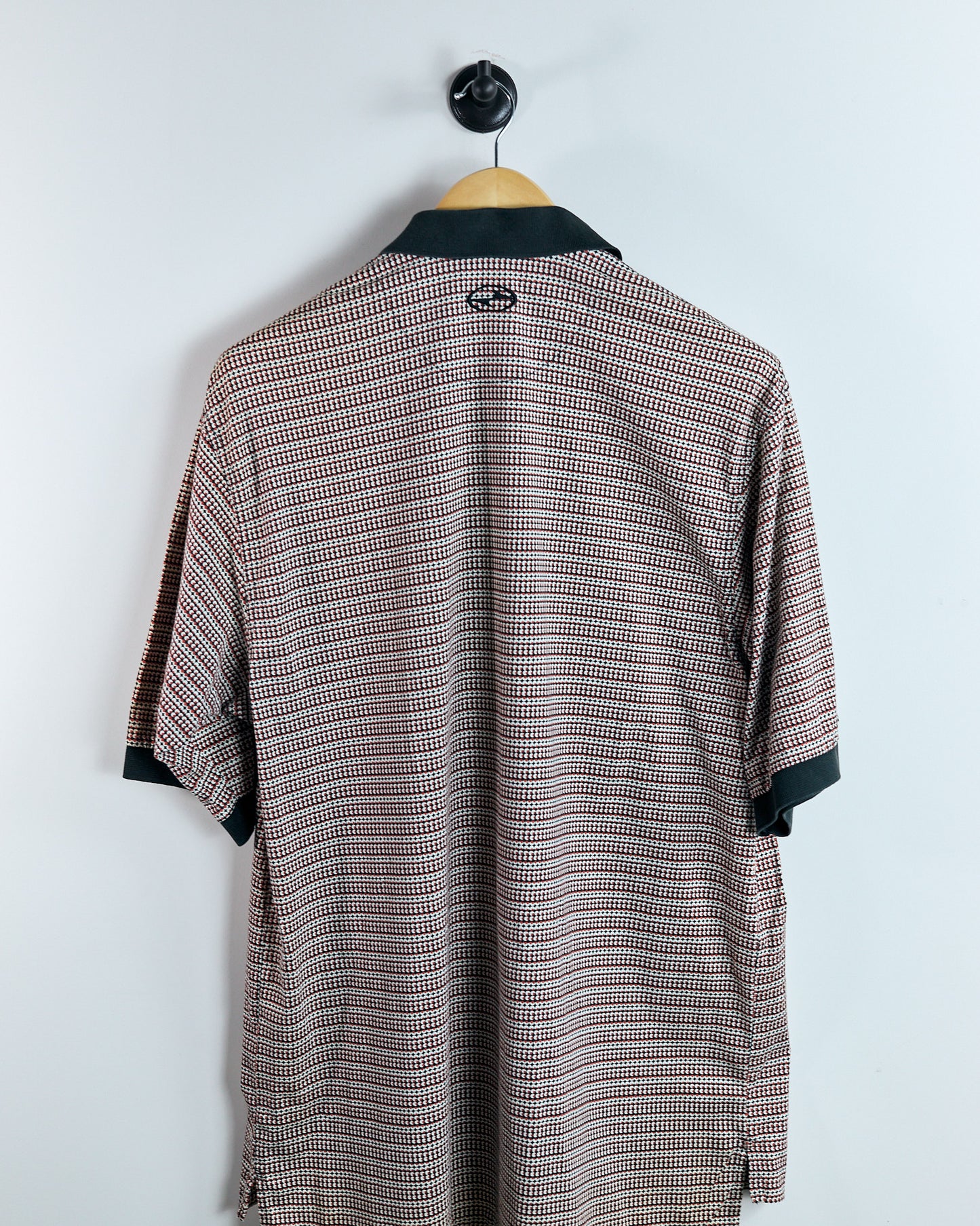 90s Nike Yin Yang Red/Cream Polo (XL)