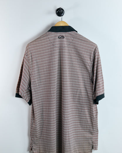 90s Nike Yin Yang Red/Cream Polo (XL)