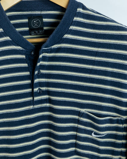 90s Nike Golf Blue/Yellow Polo (XL)