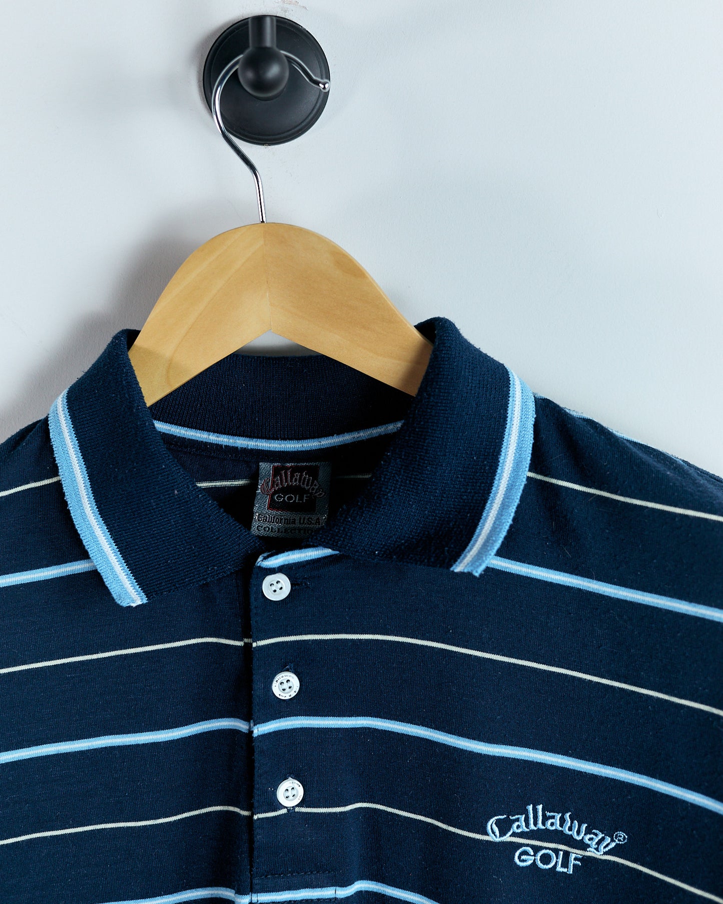 90s Callaway Navy Blue Polo (L)