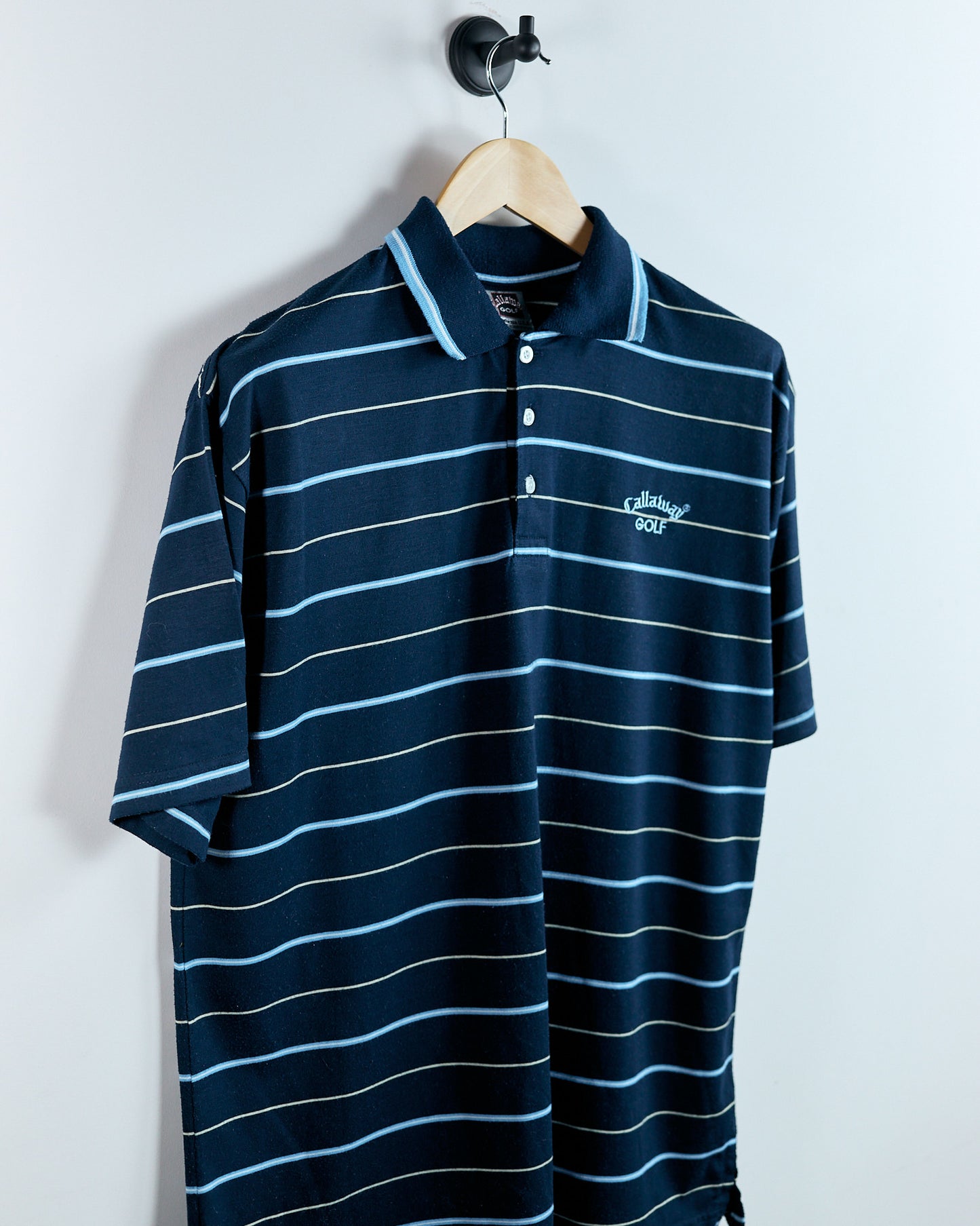 90s Callaway Navy Blue Polo (L)