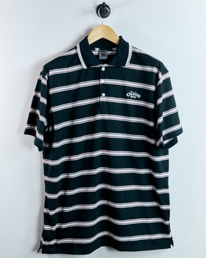 90s Callaway Black/White Polo (XL)
