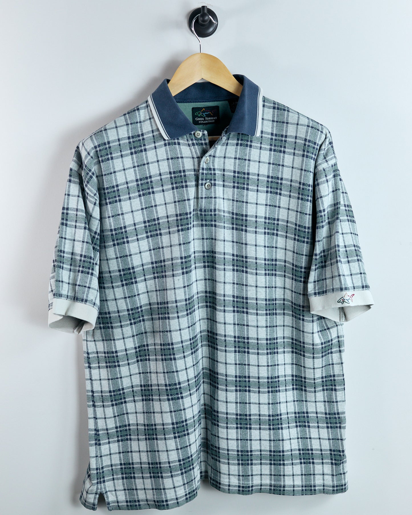 90s Greg Norman Grey Polo (L)
