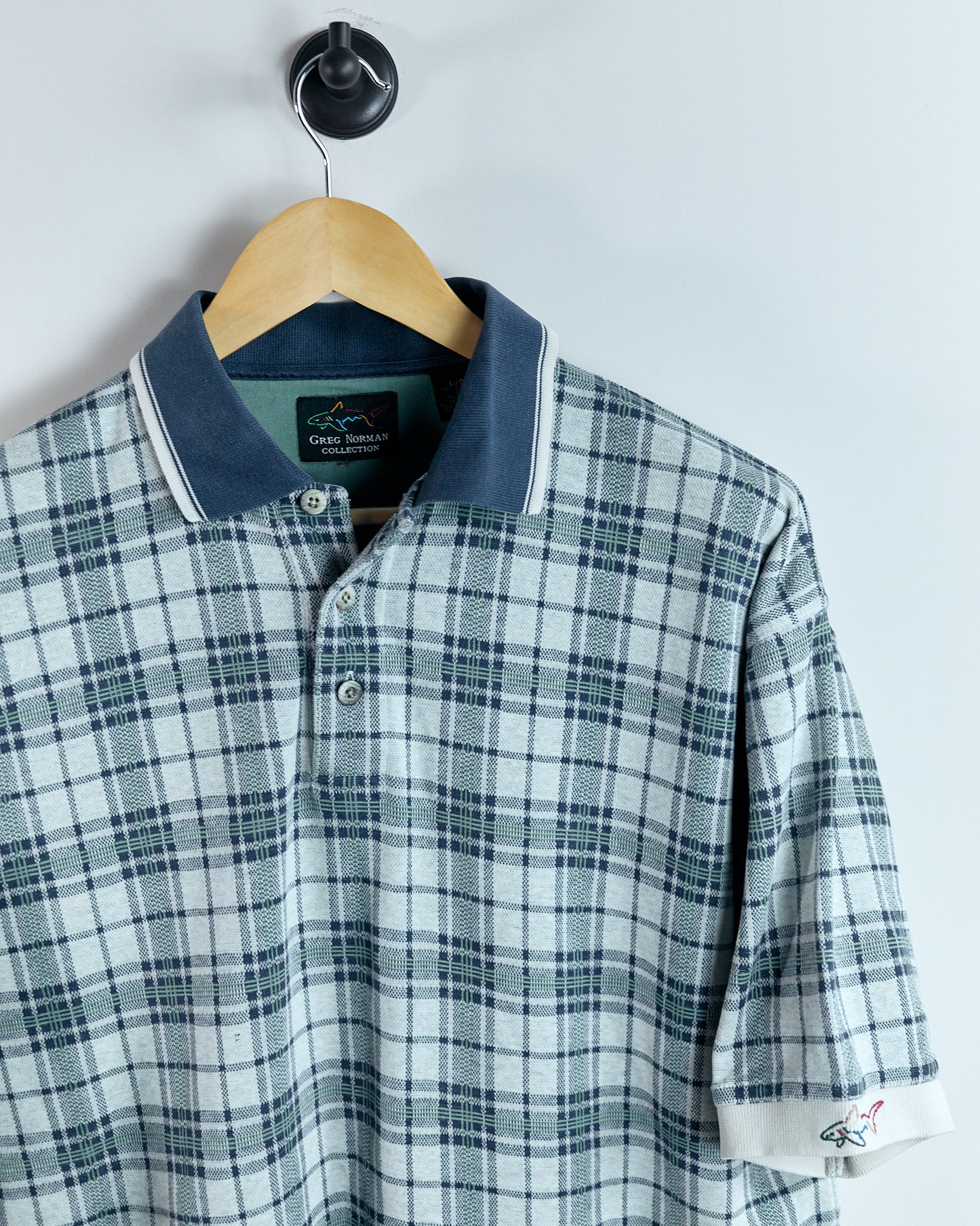 90s Greg Norman Grey Polo (L)
