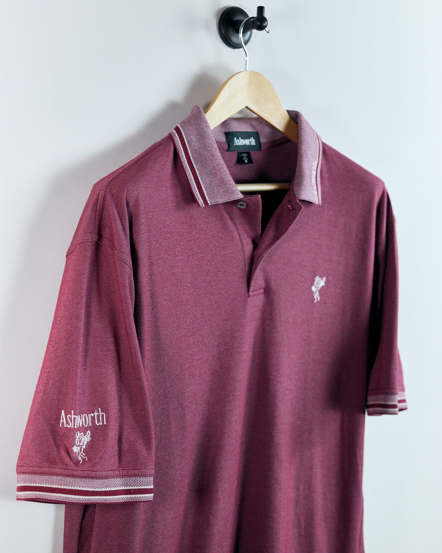 90s Ashworth Red Polo (M)