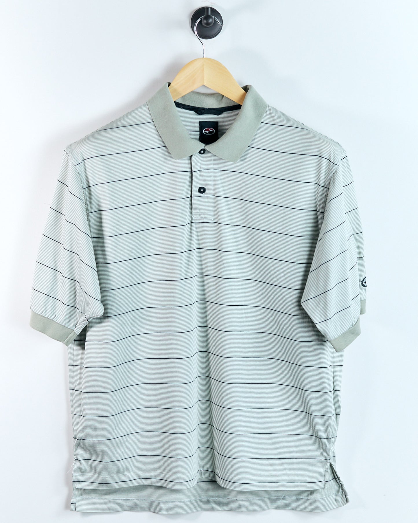 90s Nike Golf, Tiger Woods Yin Yang Green/Black Polo (S)