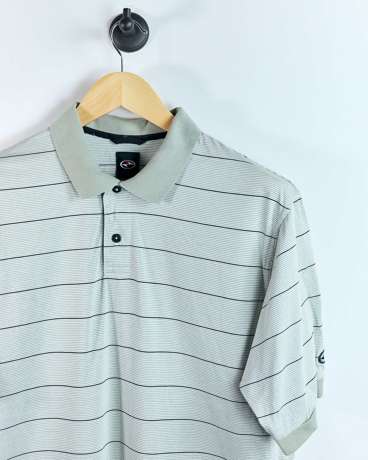 90s Nike Golf, Tiger Woods Yin Yang Green/Black Polo (S)