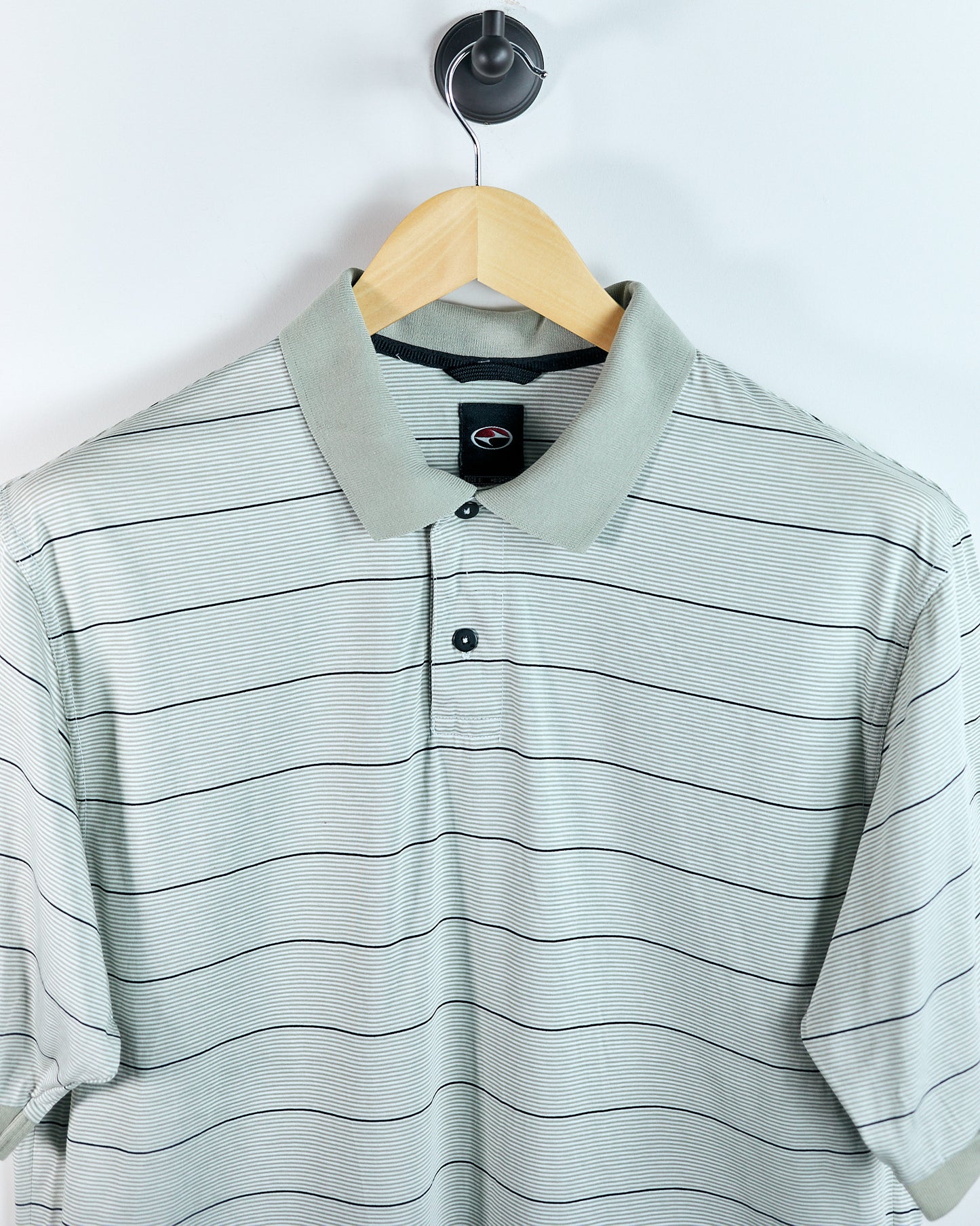 90s Nike Golf, Tiger Woods Yin Yang Green/Black Polo (S)