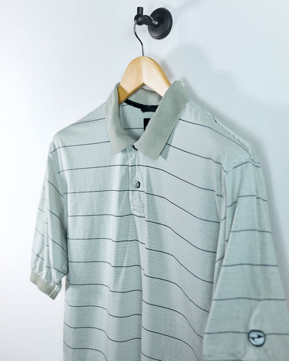 90s Nike Golf, Tiger Woods Yin Yang Green/Black Polo (S)
