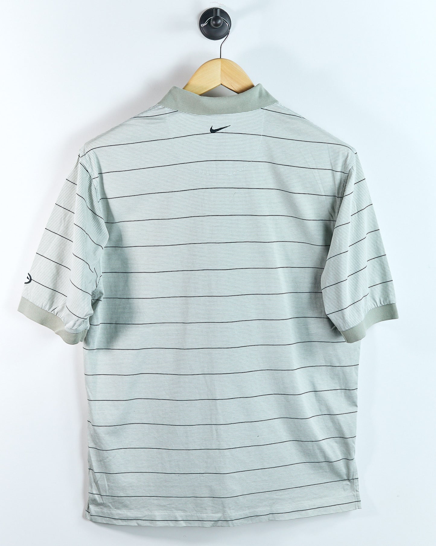 90s Nike Golf, Tiger Woods Yin Yang Green/Black Polo (S)
