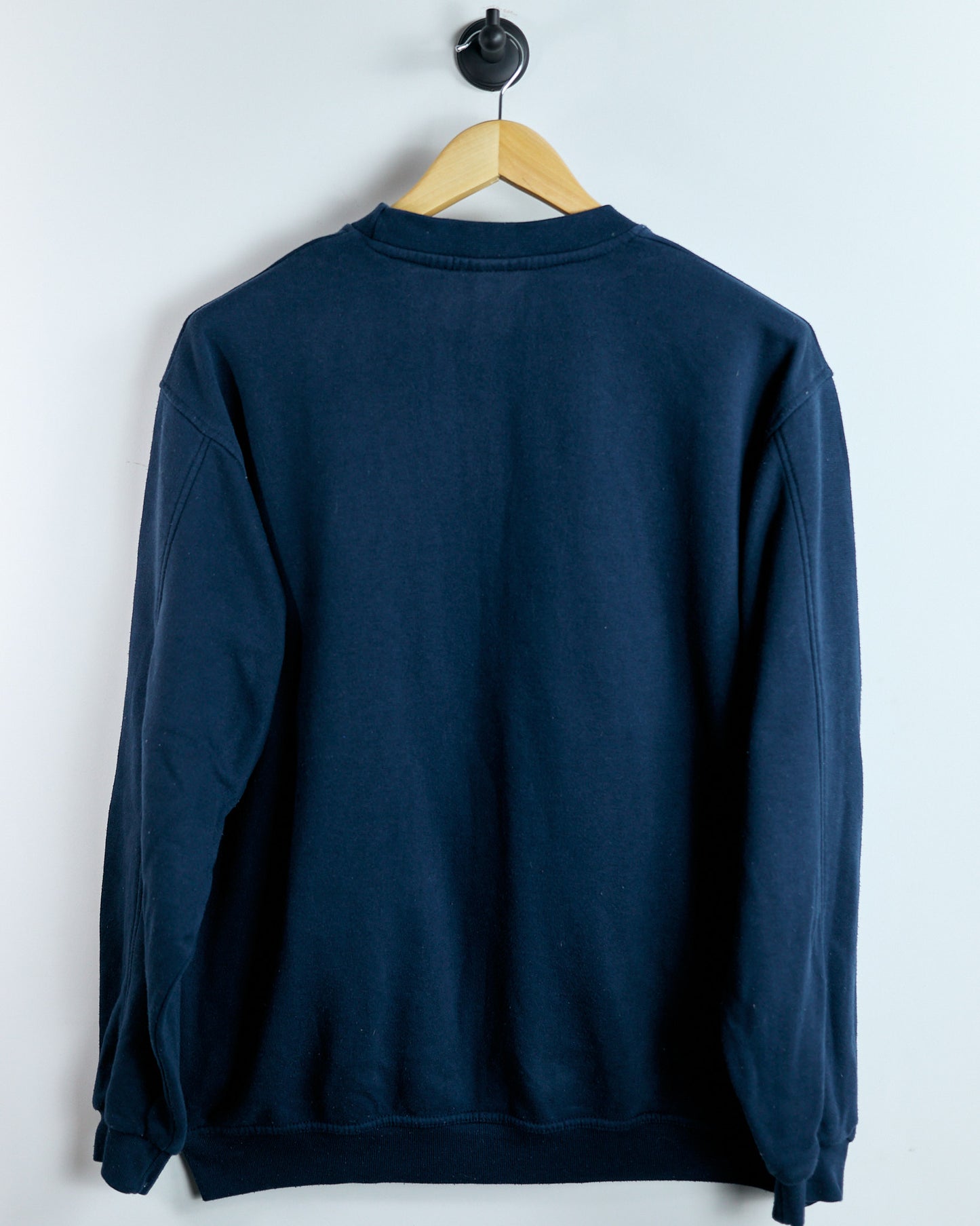 90s Mizuno Navy Blue/Purple Crew Neck Jumper (M)