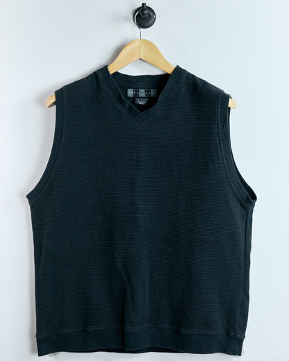 90s Nike Golf Black V Neck Vest (M)