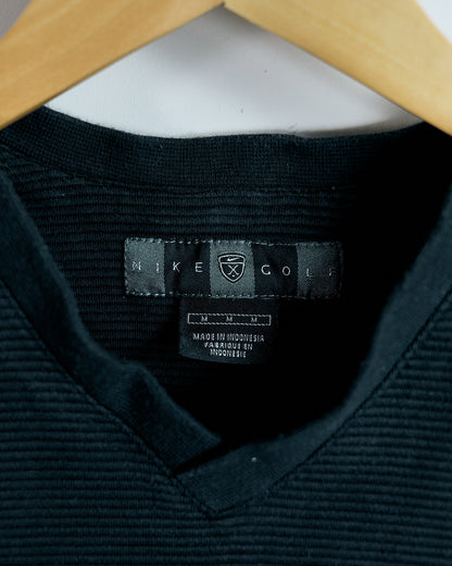 90s Nike Golf Black V Neck Vest (M)