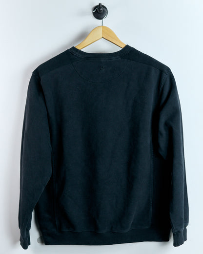 90s Pebble Beach Black Crew Neck Jumper by Gear for Sports (M)