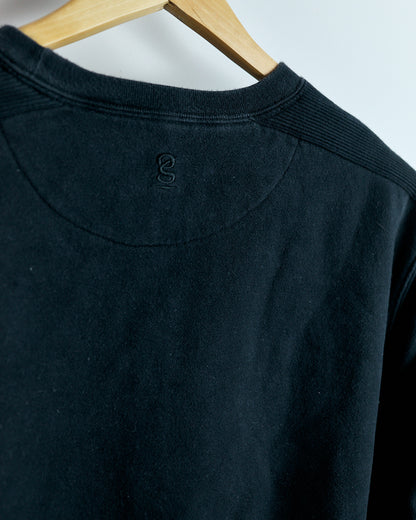 90s Pebble Beach Black Crew Neck Jumper by Gear for Sports (M)