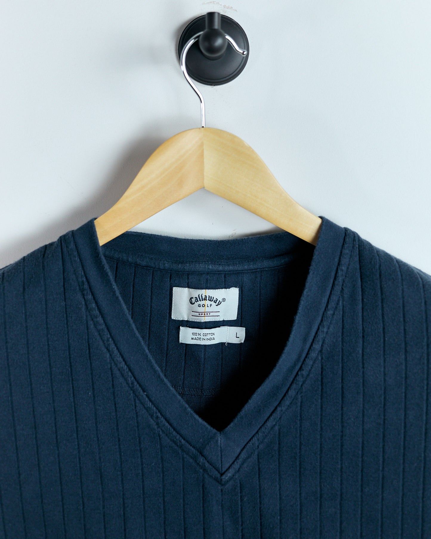 00s Callaway Navy Blue V Neck Vest (L)