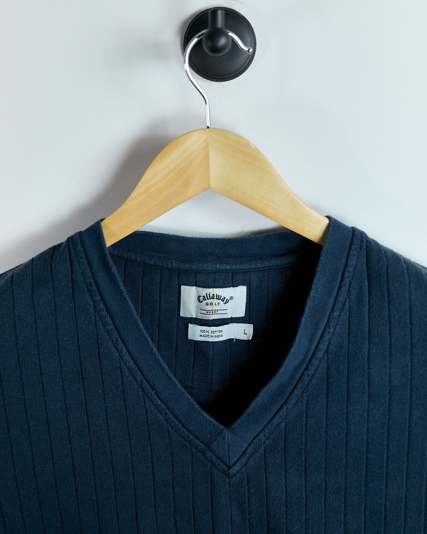 00s Callaway Navy Blue V Neck Vest (L)