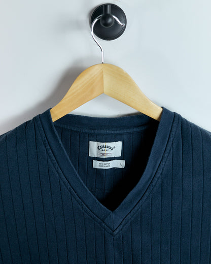 00s Callaway Navy Blue V Neck Vest (L)
