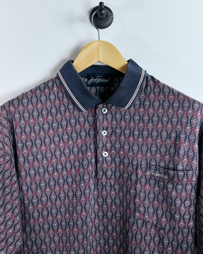 90s Jack Nicklaus Unique Purple Pattern Polo (L)