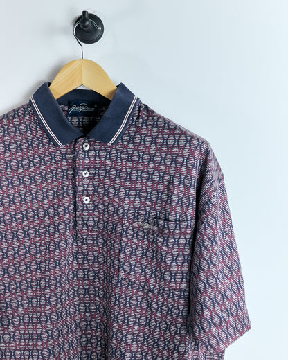 90s Jack Nicklaus Unique Purple Pattern Polo (L)