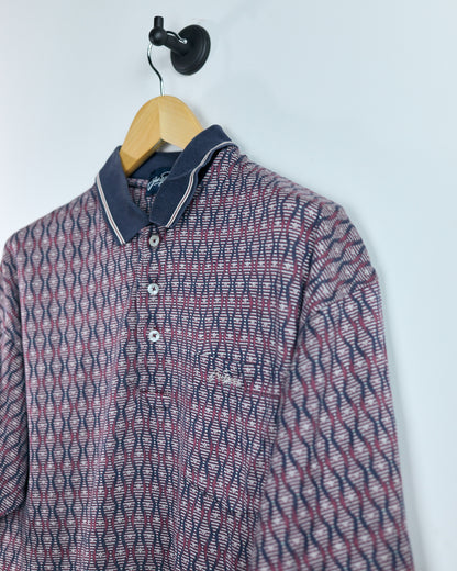 90s Jack Nicklaus Unique Purple Pattern Polo (L)